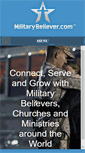 Mobile Screenshot of militarybeliever.com