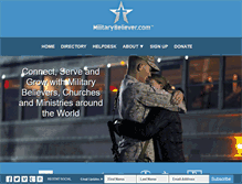 Tablet Screenshot of militarybeliever.com